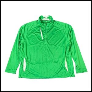 Zero Restriction Z500 1/4 Zip Golf Performance Pullover‎ XXL Tour Series Green